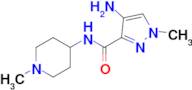 4-Amino-1-methyl-n-(1-methylpiperidin-4-yl)-1h-pyrazole-3-carboxamide