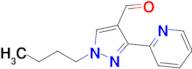 1-Butyl-3-(pyridin-2-yl)-1h-pyrazole-4-carbaldehyde