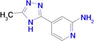 4-(5-methyl-4H-1,2,4-triazol-3-yl)pyridin-2-amine