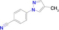 4-(4-Methyl-1h-pyrazol-1-yl)benzonitrile