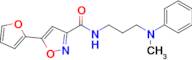 5-(Furan-2-yl)-n-{3-[methyl(phenyl)amino]propyl}-1,2-oxazole-3-carboxamide