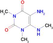 5-Amino-1,3-dimethyl-6-(methylamino)-1,2,3,4-tetrahydropyrimidine-2,4-dione