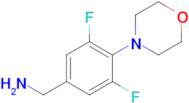 [3,5-difluoro-4-(morpholin-4-yl)phenyl]methanamine