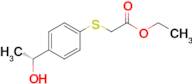 Ethyl 2-({4-[(1r)-1-hydroxyethyl]phenyl}sulfanyl)acetate