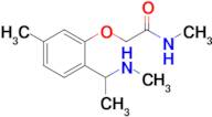 n-Methyl-2-{5-methyl-2-[1-(methylamino)ethyl]phenoxy}acetamide