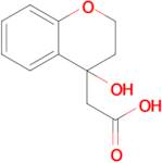 2-(4-Hydroxy-3,4-dihydro-2h-1-benzopyran-4-yl)acetic acid