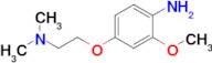 4-[2-(dimethylamino)ethoxy]-2-methoxyaniline