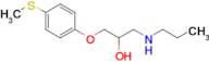 1-[4-(methylsulfanyl)phenoxy]-3-(propylamino)propan-2-ol