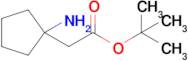 Tert-butyl 2-(1-aminocyclopentyl)acetate
