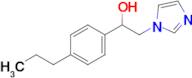 2-(1h-Imidazol-1-yl)-1-(4-propylphenyl)ethan-1-ol