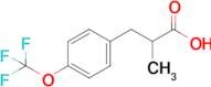 2-Methyl-3-[4-(trifluoromethoxy)phenyl]propanoic acid