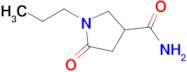 5-Oxo-1-propylpyrrolidine-3-carboxamide
