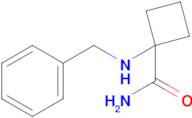 1-(Benzylamino)cyclobutane-1-carboxamide