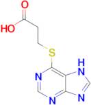 3-(7H-purin-6-ylsulfanyl)propanoic acid