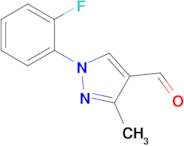 1-(2-Fluorophenyl)-3-methyl-1h-pyrazole-4-carbaldehyde