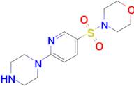 4-{[6-(piperazin-1-yl)pyridin-3-yl]sulfonyl}morpholine