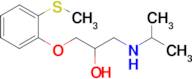 1-[2-(methylsulfanyl)phenoxy]-3-[(propan-2-yl)amino]propan-2-ol