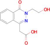 2-[3-(2-hydroxyethyl)-4-oxo-3,4-dihydrophthalazin-1-yl]acetic acid