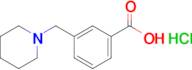 3-[(piperidin-1-yl)methyl]benzoic acid hydrochloride