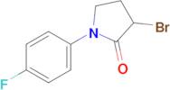 3-Bromo-1-(4-fluorophenyl)pyrrolidin-2-one