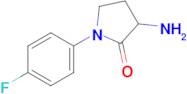 3-Amino-1-(4-fluorophenyl)pyrrolidin-2-one