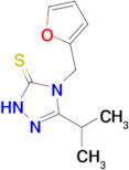 4-[(furan-2-yl)methyl]-3-(propan-2-yl)-4,5-dihydro-1H-1,2,4-triazole-5-thione