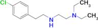 [2-(4-chlorophenyl)ethyl][2-(diethylamino)ethyl]amine