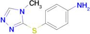 4-[(4-methyl-4h-1,2,4-triazol-3-yl)sulfanyl]aniline