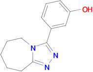 3-{5h,6h,7h,8h,9h-[1,2,4]triazolo[4,3-a]azepin-3-yl}phenol