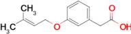 2-{3-[(3-methylbut-2-en-1-yl)oxy]phenyl}acetic acid