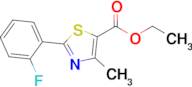 Ethyl 2-(2-fluorophenyl)-4-methyl-1,3-thiazole-5-carboxylate