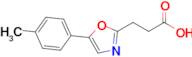 3-[5-(4-methylphenyl)-1,3-oxazol-2-yl]propanoic acid