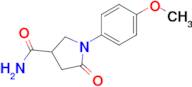 1-(4-Methoxyphenyl)-5-oxopyrrolidine-3-carboxamide