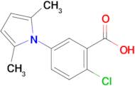 2-Chloro-5-(2,5-dimethyl-1h-pyrrol-1-yl)benzoic acid