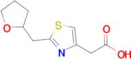 2-{2-[(oxolan-2-yl)methyl]-1,3-thiazol-4-yl}acetic acid