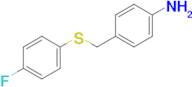 4-{[(4-fluorophenyl)sulfanyl]methyl}aniline