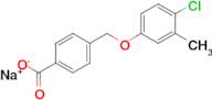 Sodium 4-[(4-chloro-3-methylphenoxy)methyl]benzoate