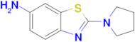 2-(Pyrrolidin-1-yl)-1,3-benzothiazol-6-amine