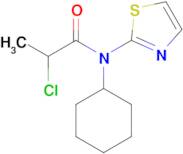 2-Chloro-n-cyclohexyl-n-(1,3-thiazol-2-yl)propanamide