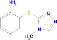 2-[(4-methyl-4h-1,2,4-triazol-3-yl)sulfanyl]aniline