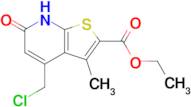 Ethyl 4-(chloromethyl)-3-methyl-6-oxo-6h,7h-thieno[2,3-b]pyridine-2-carboxylate