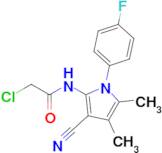 2-Chloro-n-[3-cyano-1-(4-fluorophenyl)-4,5-dimethyl-1h-pyrrol-2-yl]acetamide