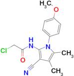 2-Chloro-n-[3-cyano-1-(4-methoxyphenyl)-4,5-dimethyl-1h-pyrrol-2-yl]acetamide