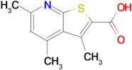 3,4,6-Trimethylthieno[2,3-b]pyridine-2-carboxylic acid