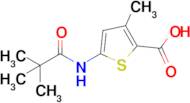 5-(2,2-Dimethylpropanamido)-3-methylthiophene-2-carboxylic acid