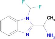 1-[1-(difluoromethyl)-1h-1,3-benzodiazol-2-yl]ethan-1-amine