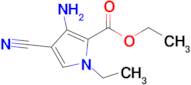 Ethyl 3-amino-4-cyano-1-ethyl-1h-pyrrole-2-carboxylate