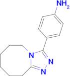 4-{5h,6h,7h,8h,9h,10h-[1,2,4]triazolo[4,3-a]azocin-3-yl}aniline