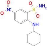 2-(Cyclohexylamino)-5-nitrobenzene-1-sulfonamide