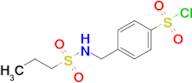 4-[(propane-1-sulfonamido)methyl]benzene-1-sulfonyl chloride